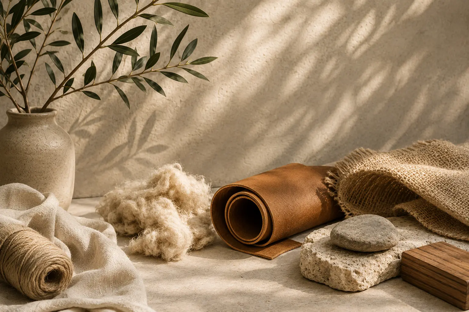 Design process photography of Pufaan product sketches and material samples